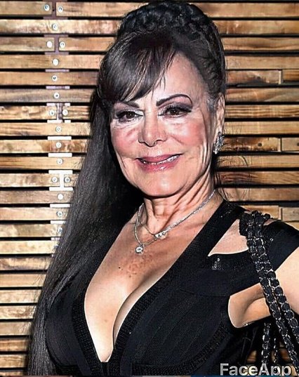 Maribel Guardia envejece gracias a FaceApp