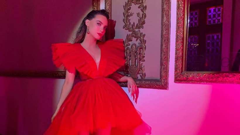 Belinda saca a bailar a Christian Nodal