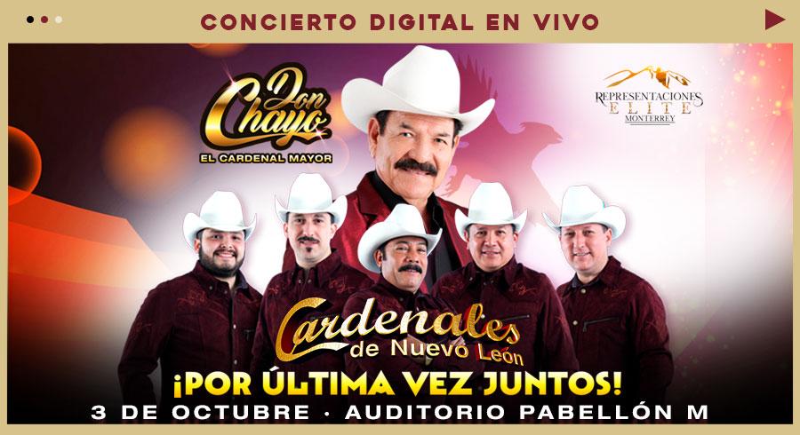 Don Chayo en su último concierto con Cardenales de Nuevo León