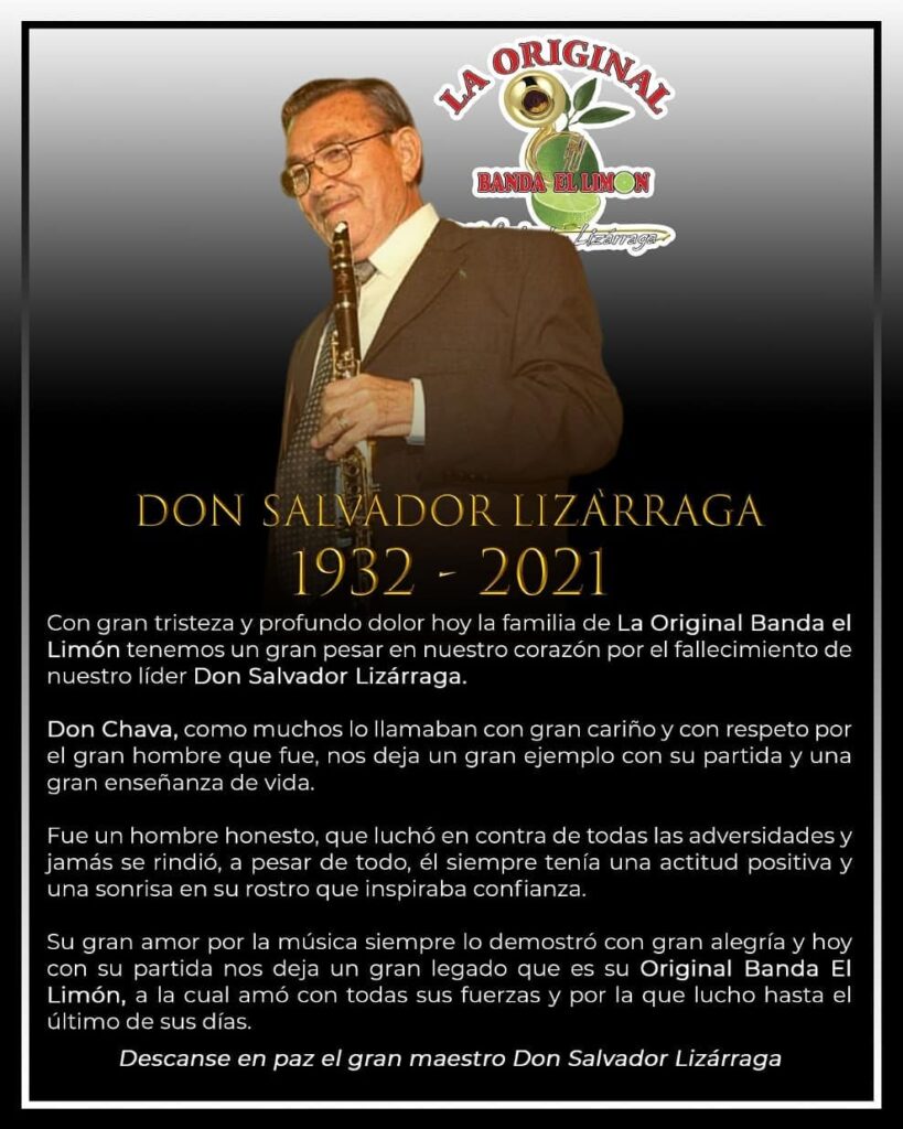 Deja este mundo, Don Salvador Lizárraga